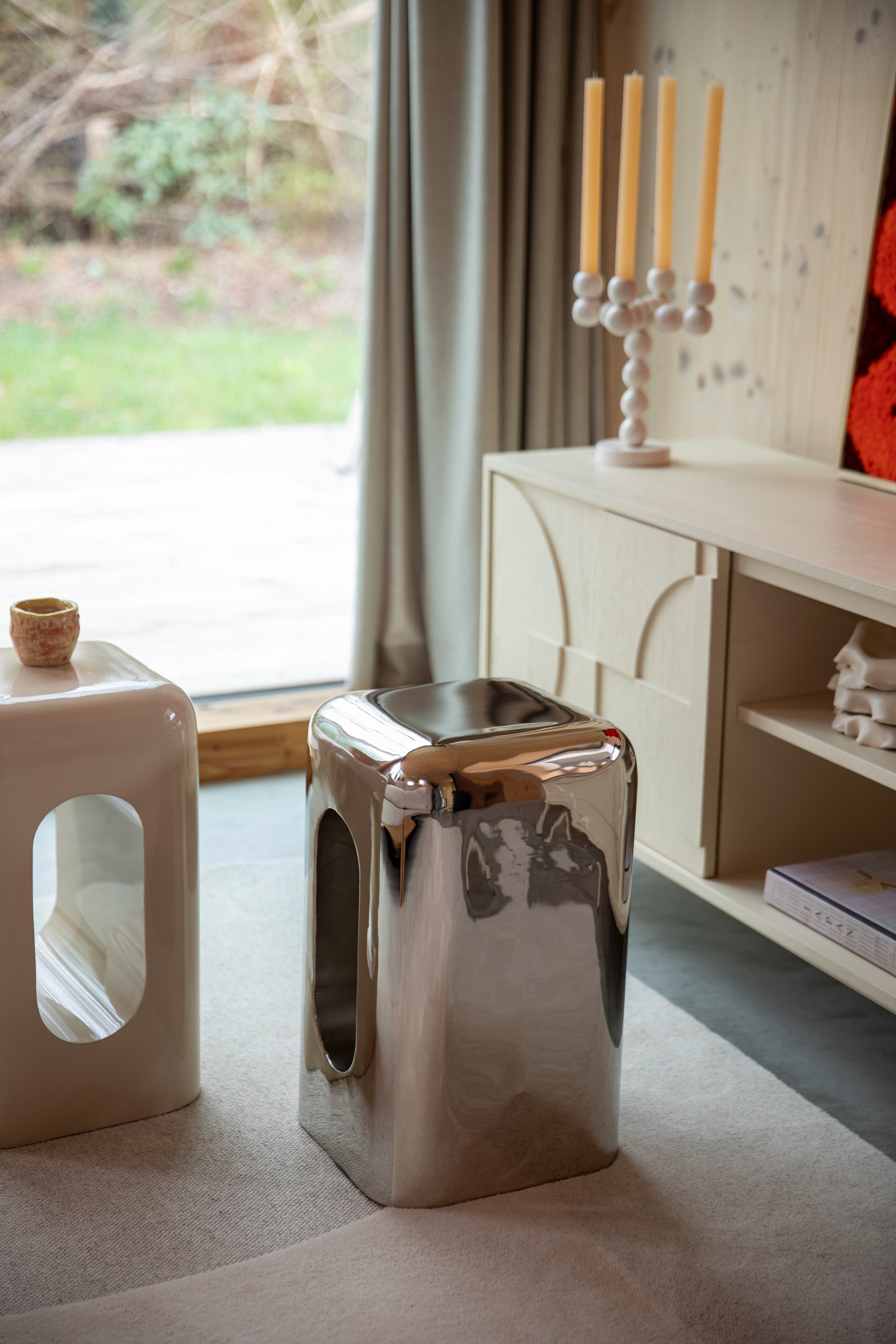 Beistelltisch CREEK silber