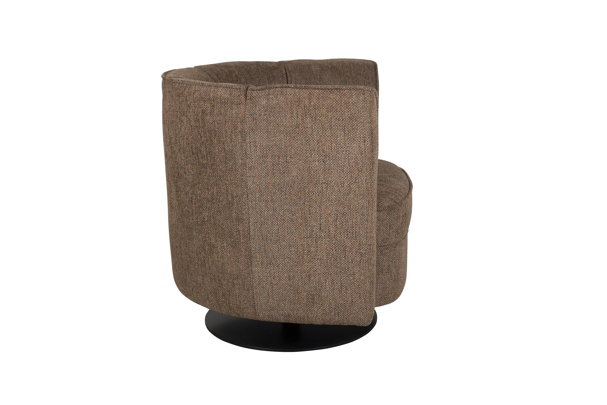 Fauteuil FLOWER bruin