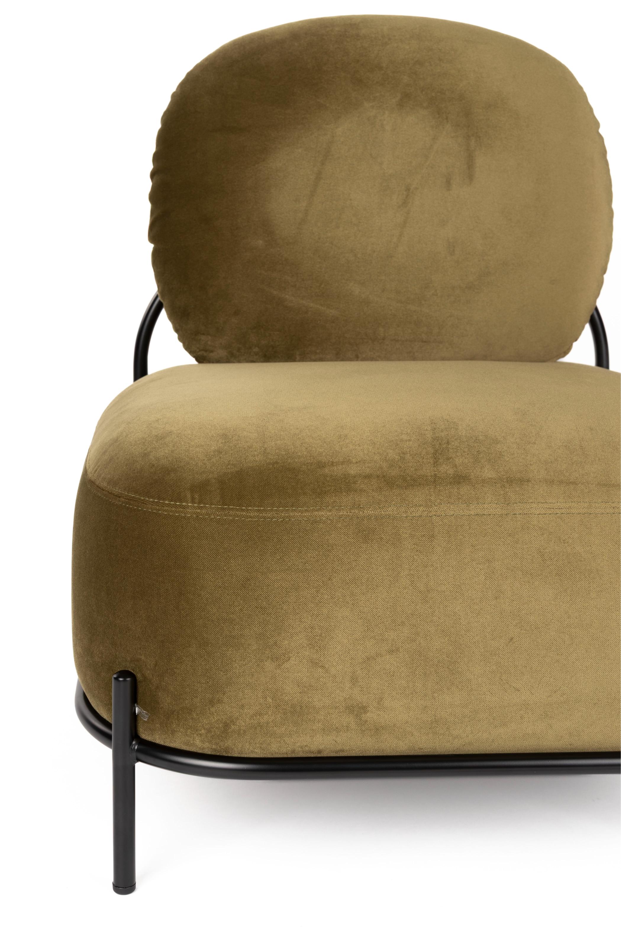 POLLY Olive Armchair