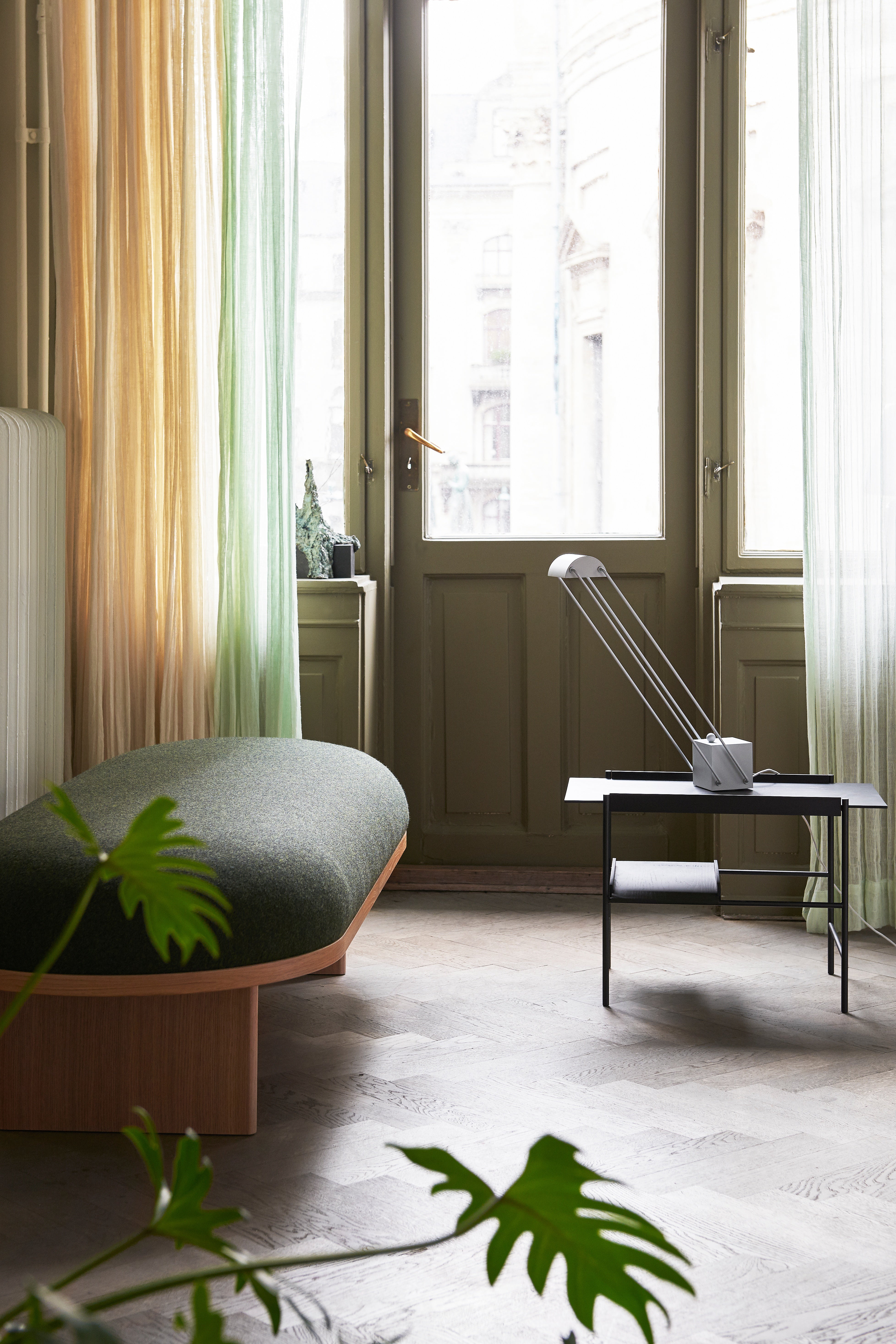 Schreibtischlampe TOKIO grau