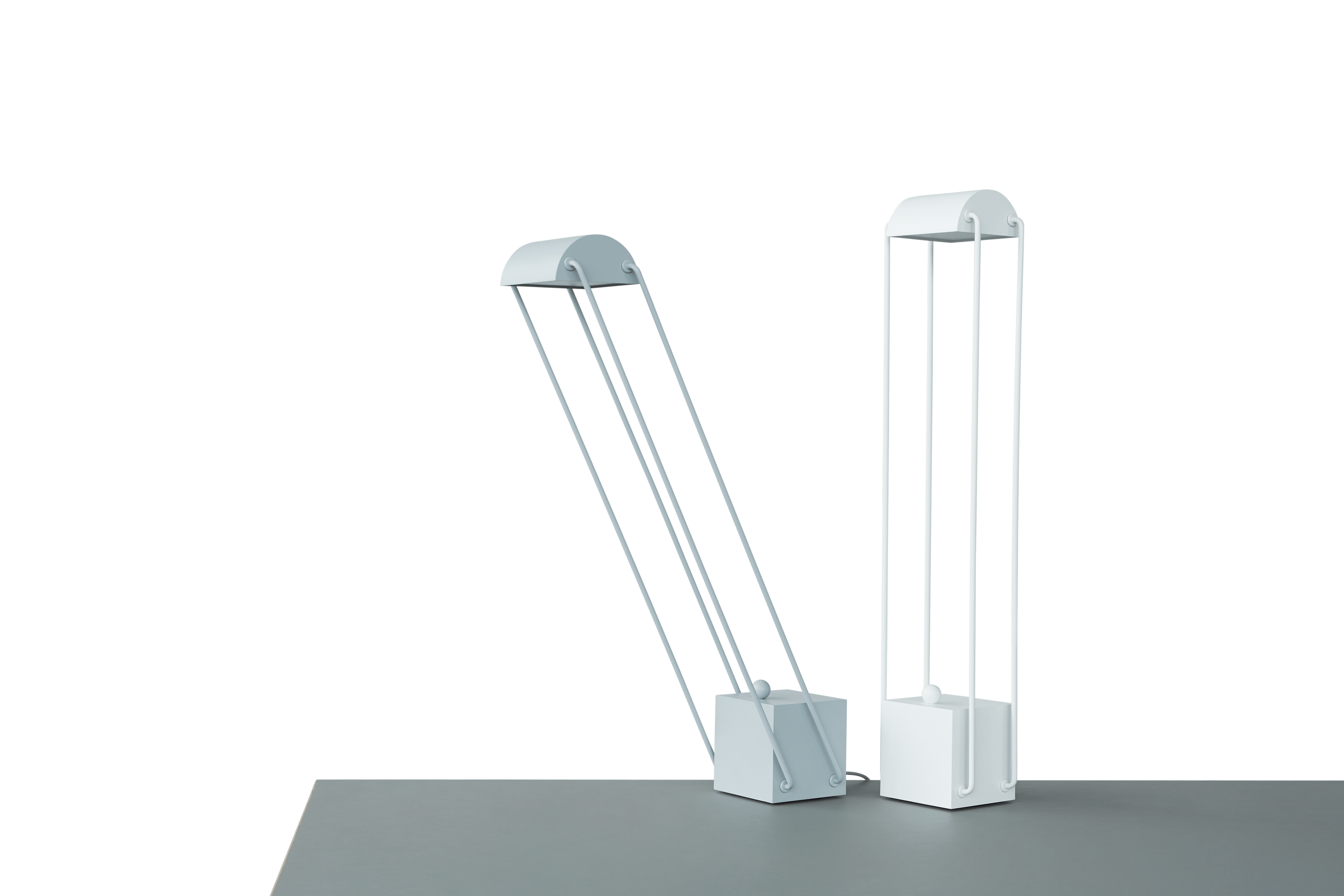 Schreibtischlampe TOKIO grau