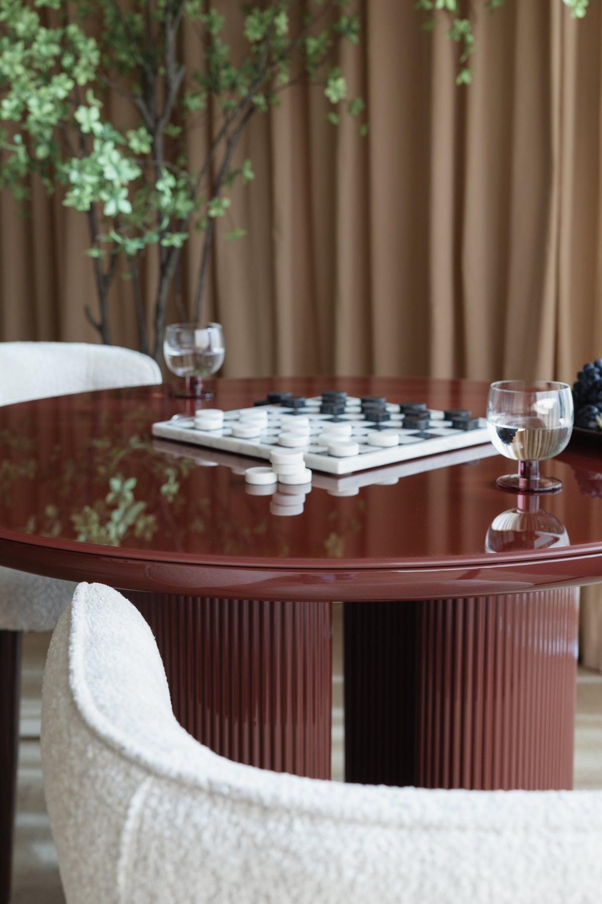 Ronde tafel TIMO rood