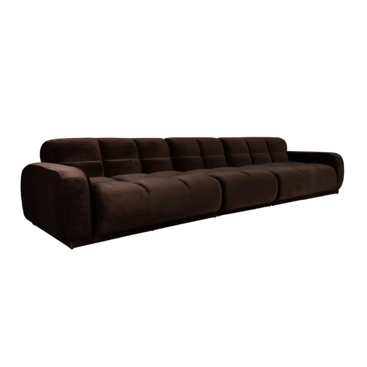 Sofa 6-osobowa HAZEL brązowy – ujęcie 7