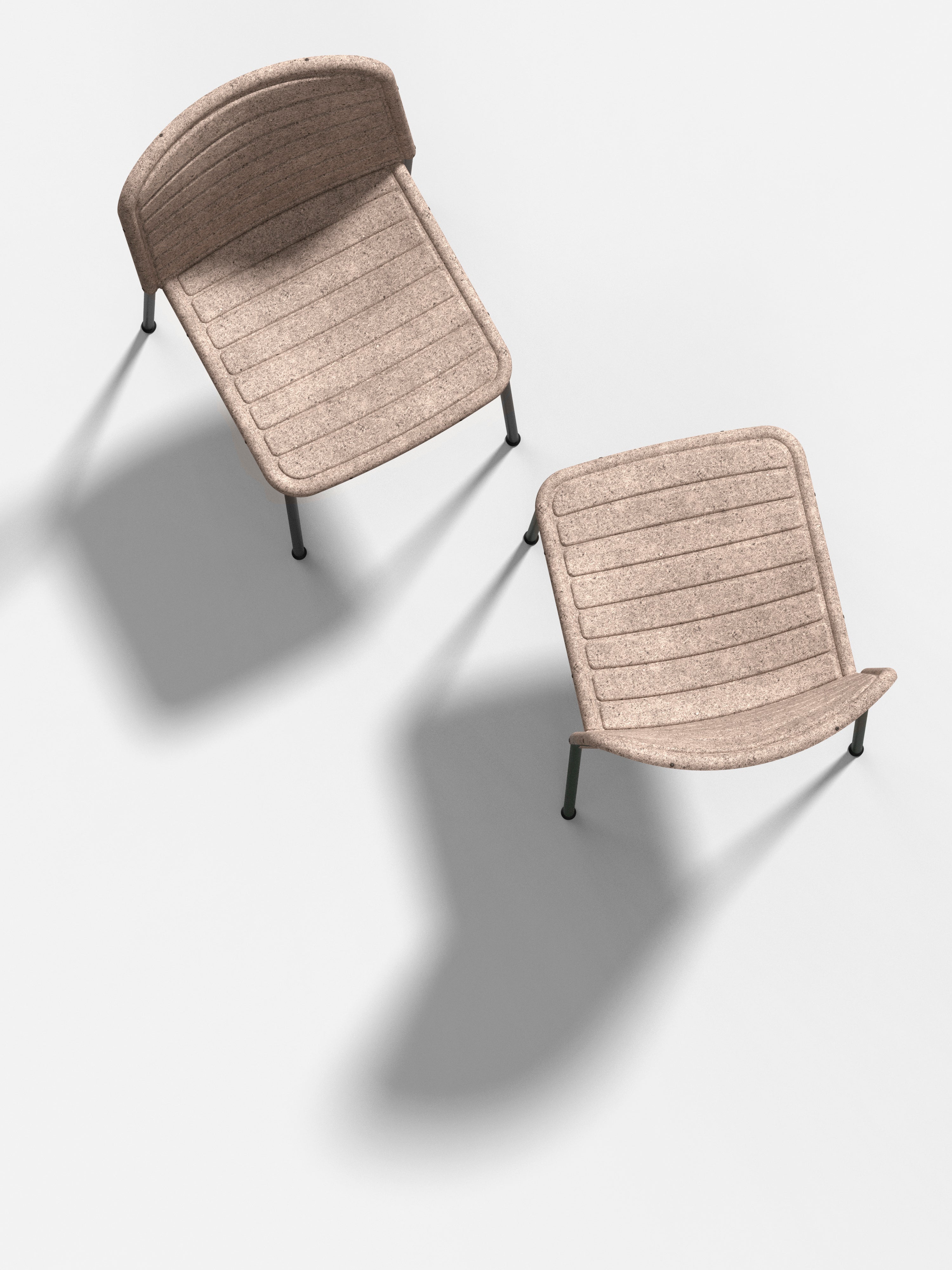 Stuhl FLAX STACKER braun