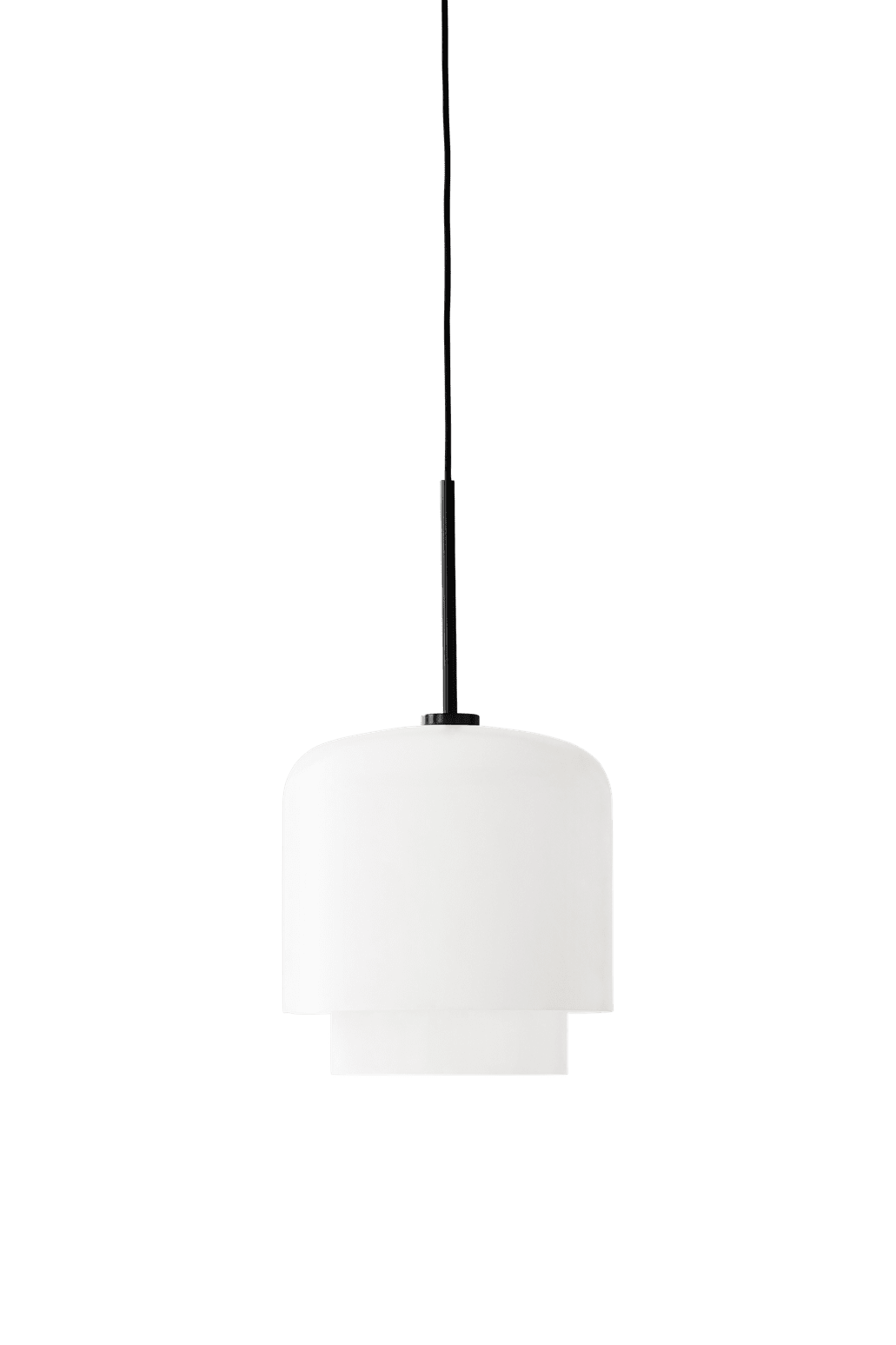 Pendelleuchte MEGUMI weiß mit schwarzem Finish