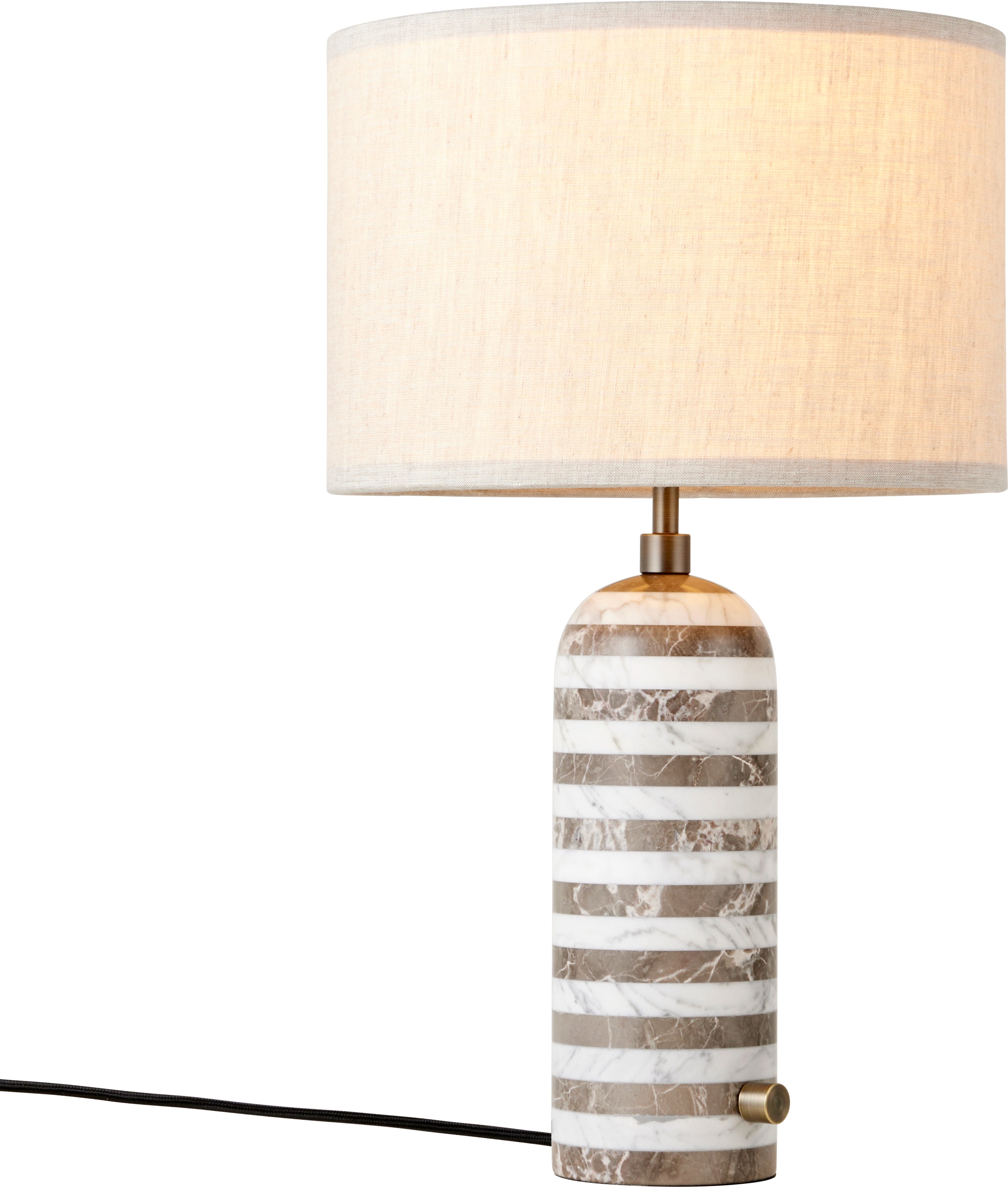 Lampa stołowa GRAVITY biały z marmurem, marka Gubi