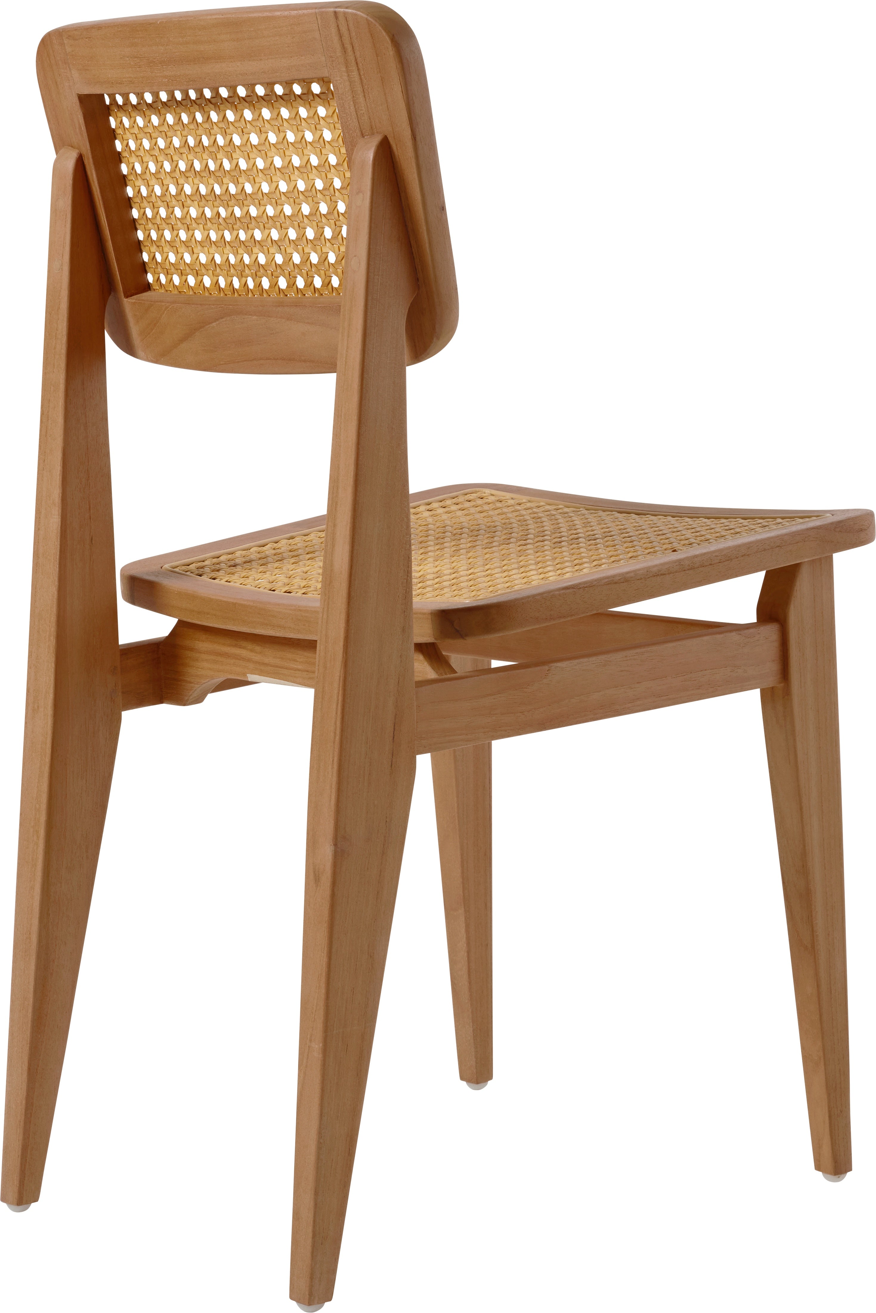 Gartenstuhl C-CHAIR aus Teakholz mit Geflecht