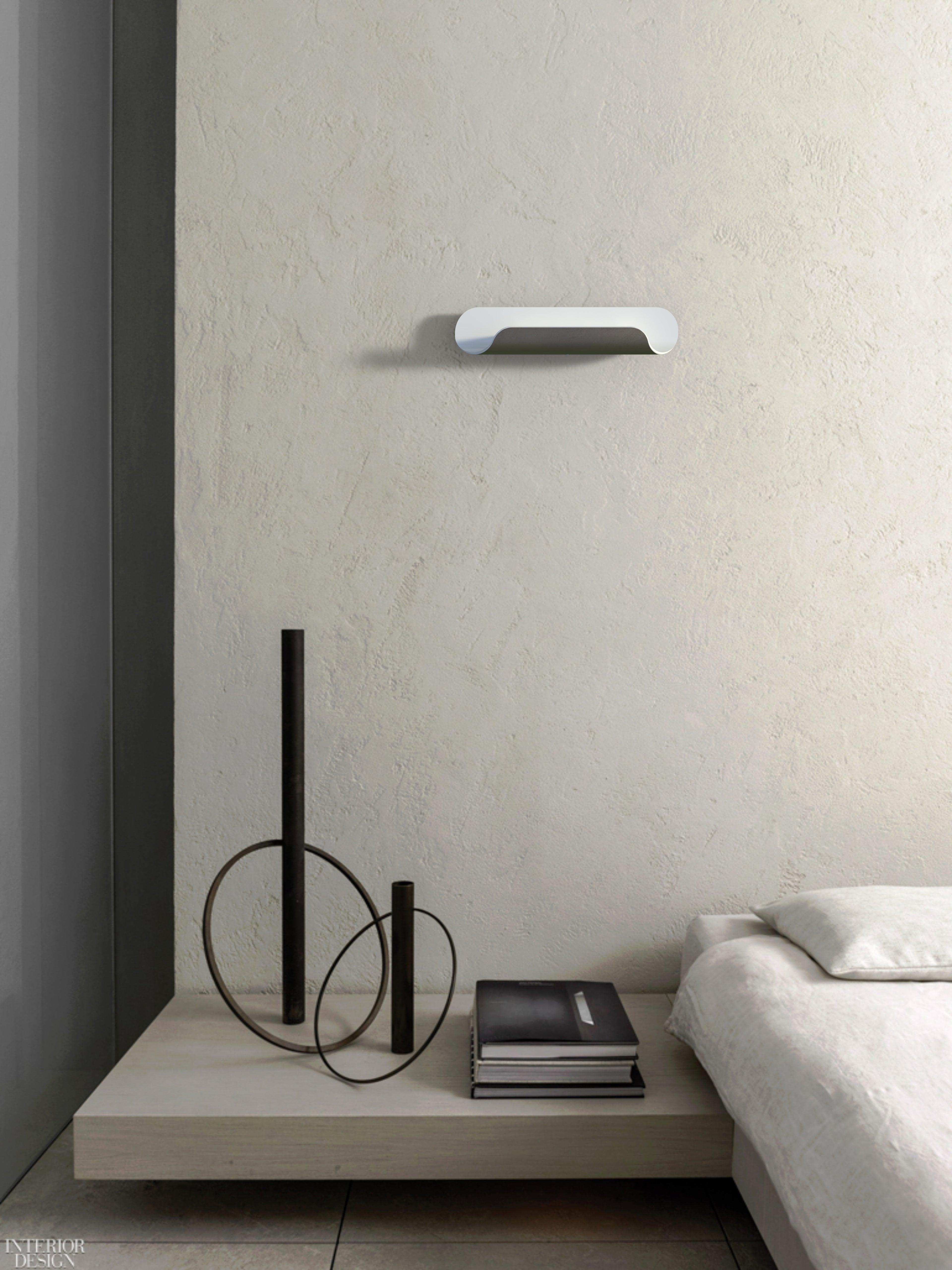 Lampa ścienna ROLL biały