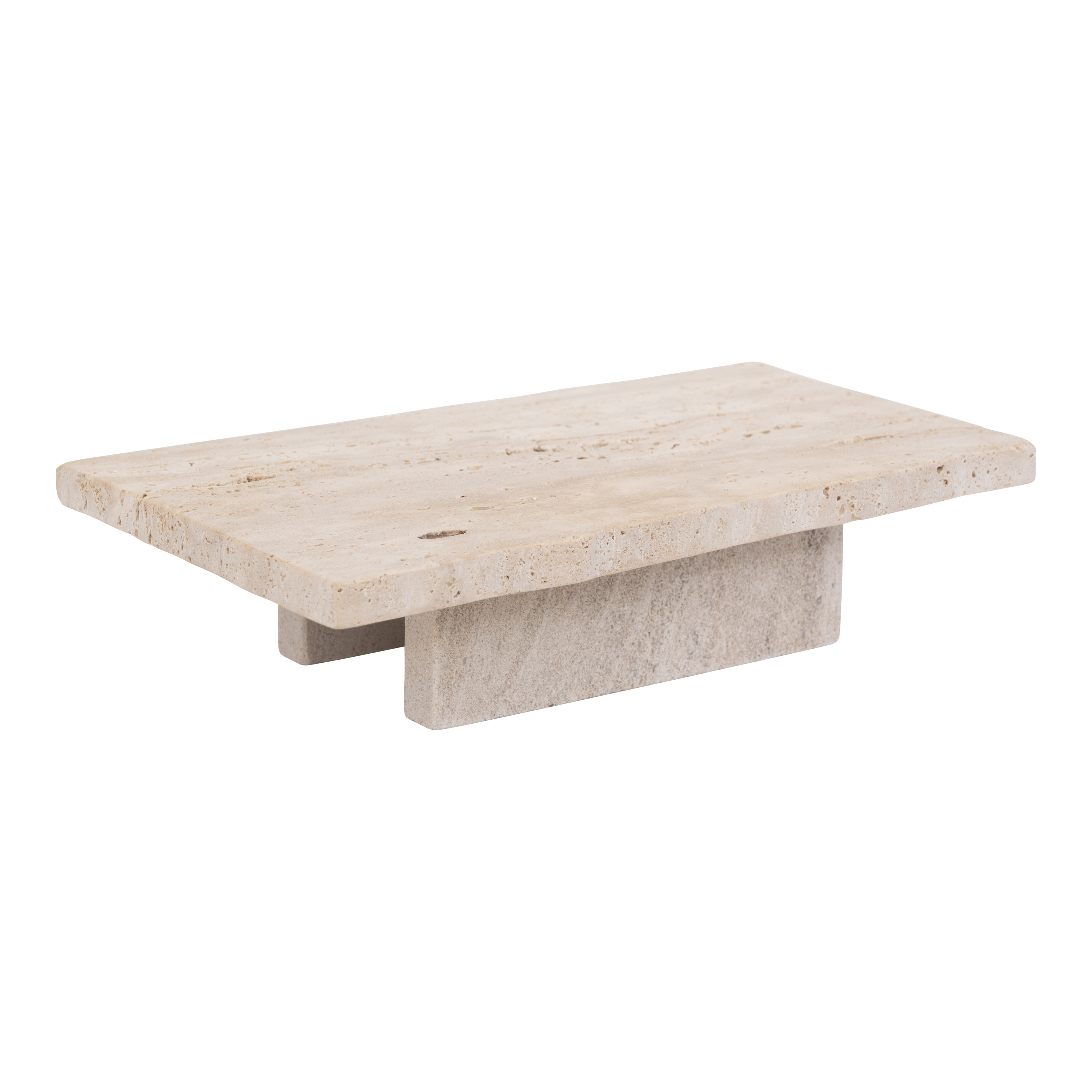 Tafel op poten TRAVERTINO travertijn