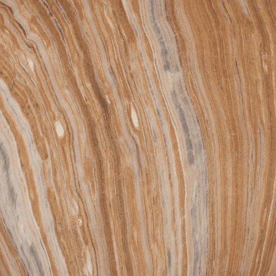 VITA Dolomit-Tischleuchte mit Baumwollschirm