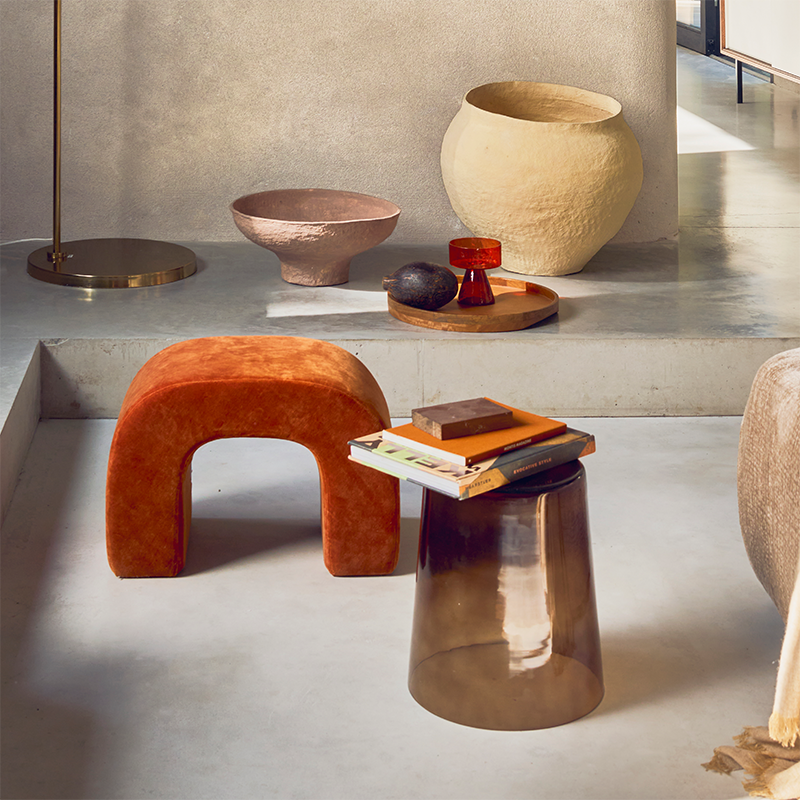 Puf ARCH rdzawy brązowy