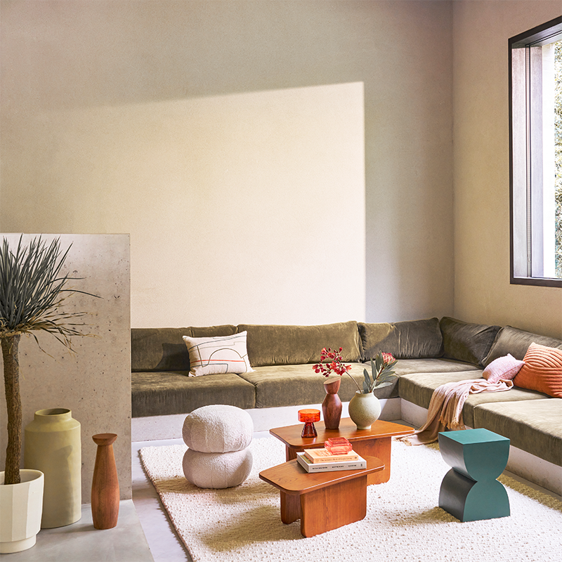 CORVO Beistelltisch Seegrün