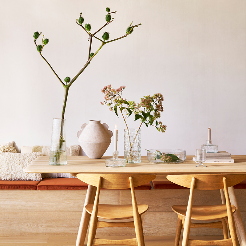 HAVET Transparent Glass Vase