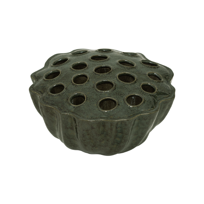 Wazon ceramiczny NEA zielony – styl nowoczesny