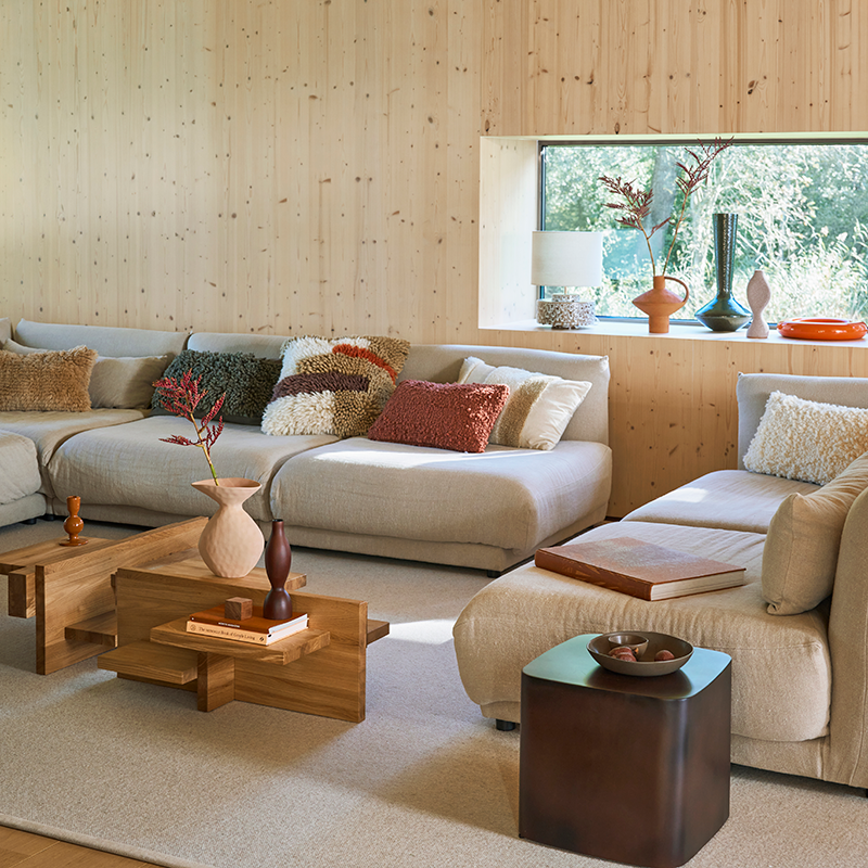 Zijtafel EVAN donkerbruin