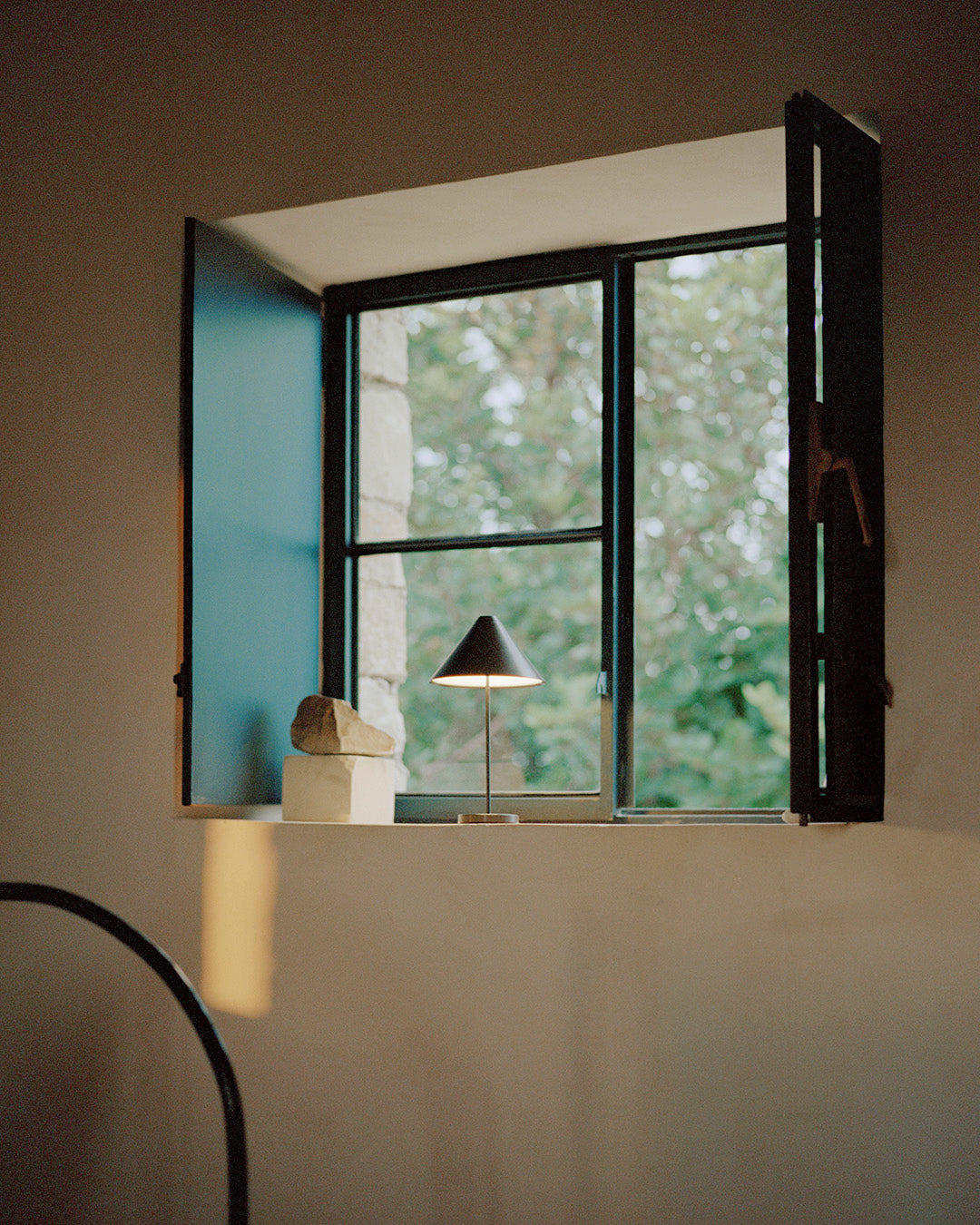 Tragbare Lampe BROLLY schwarz