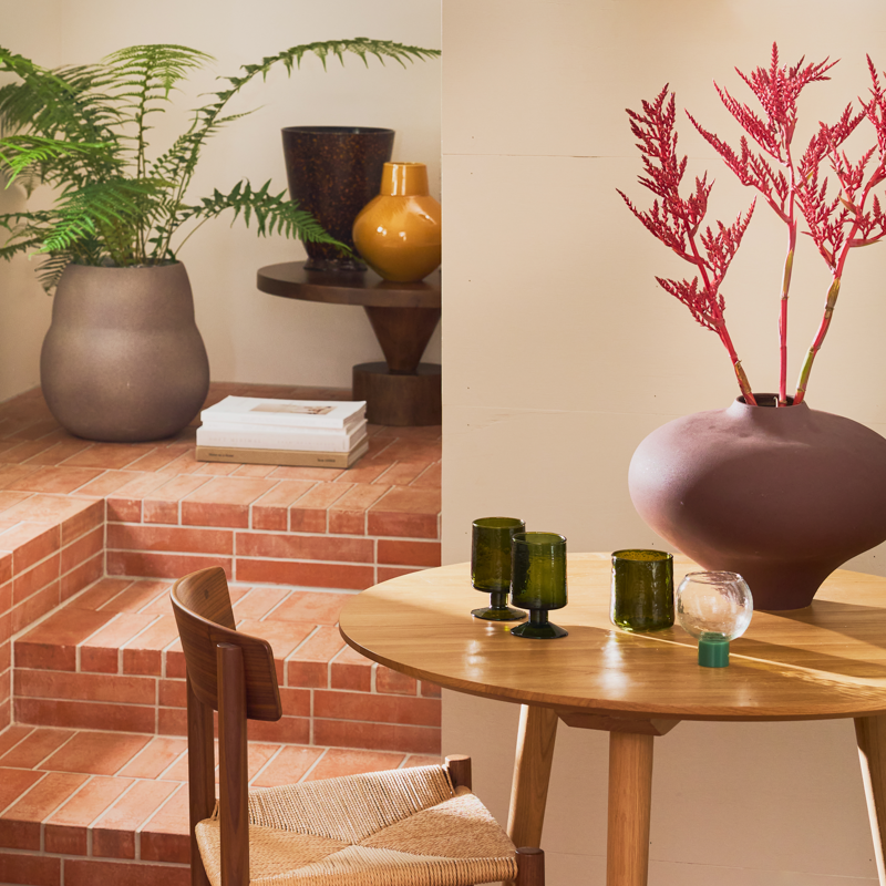NOMSA Brown Ceramic Vase