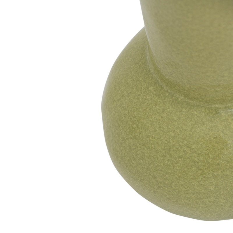 Keramikw vase DINEO limonengrün