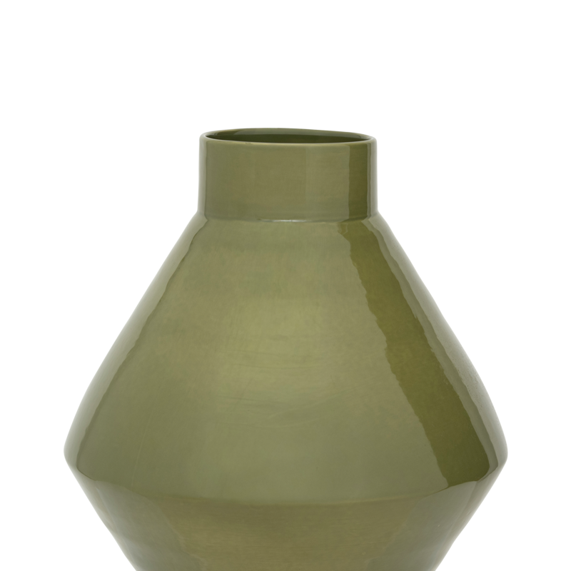 Wazon ceramiczny PHILA zielony – styl nowoczesny