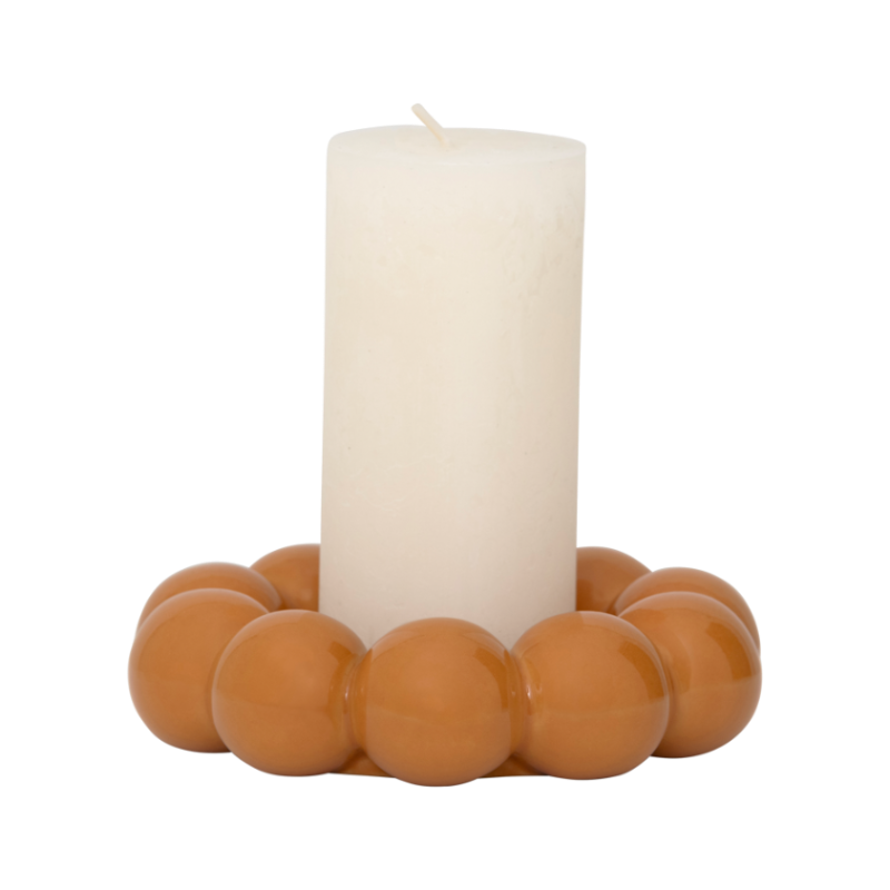 TALON Orange Candle Holder