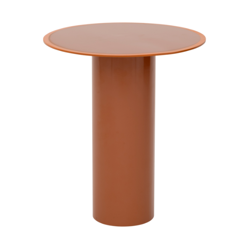 TIRO Side Table in Brick Red