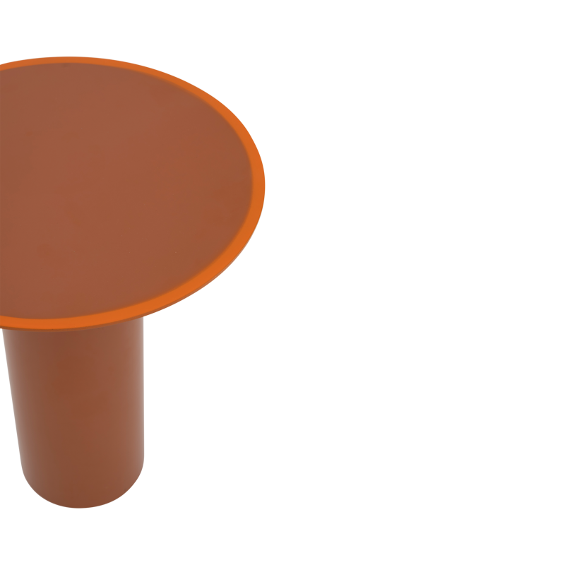 TIRO Side Table in Brick Red