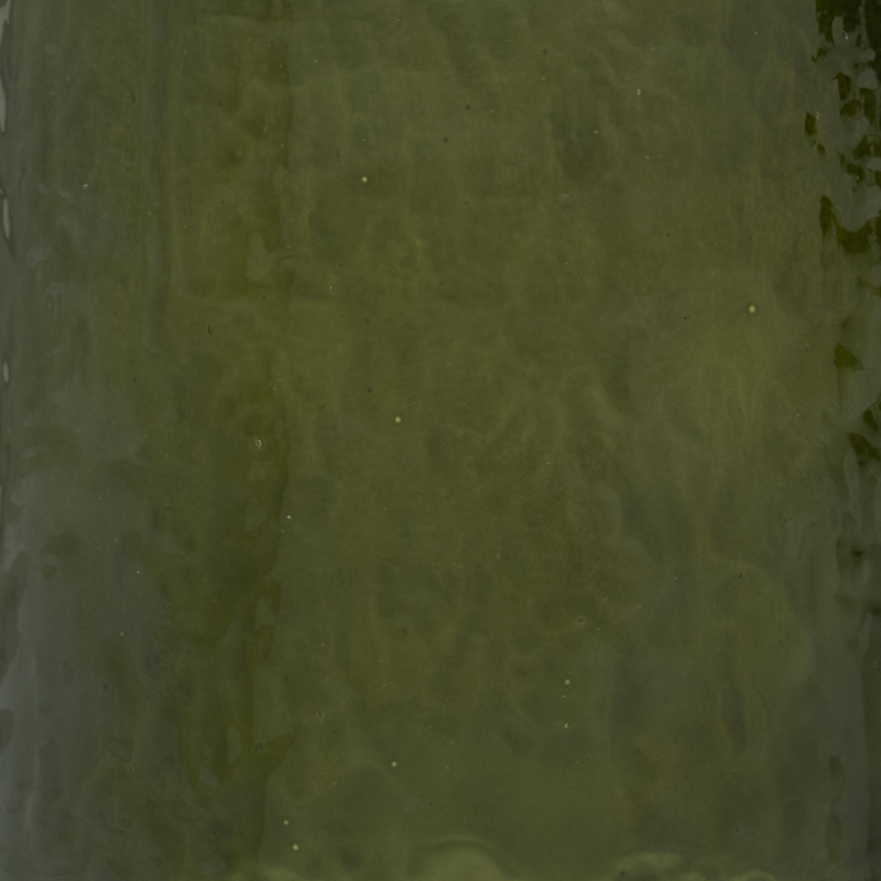 Dzbanek HAMMERED groen glas