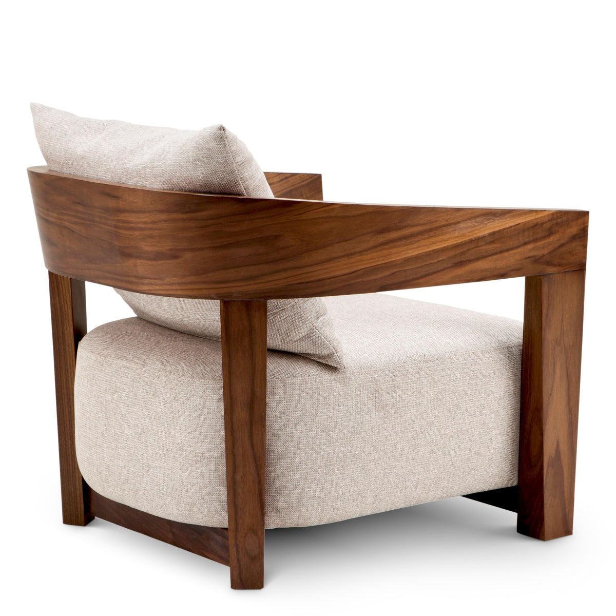 Fauteuil RUBAUTELLI notenhout
