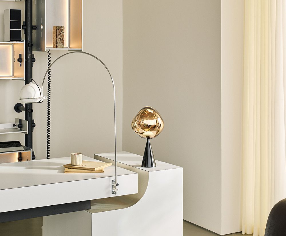 Zloty Tischlampe schmelzen