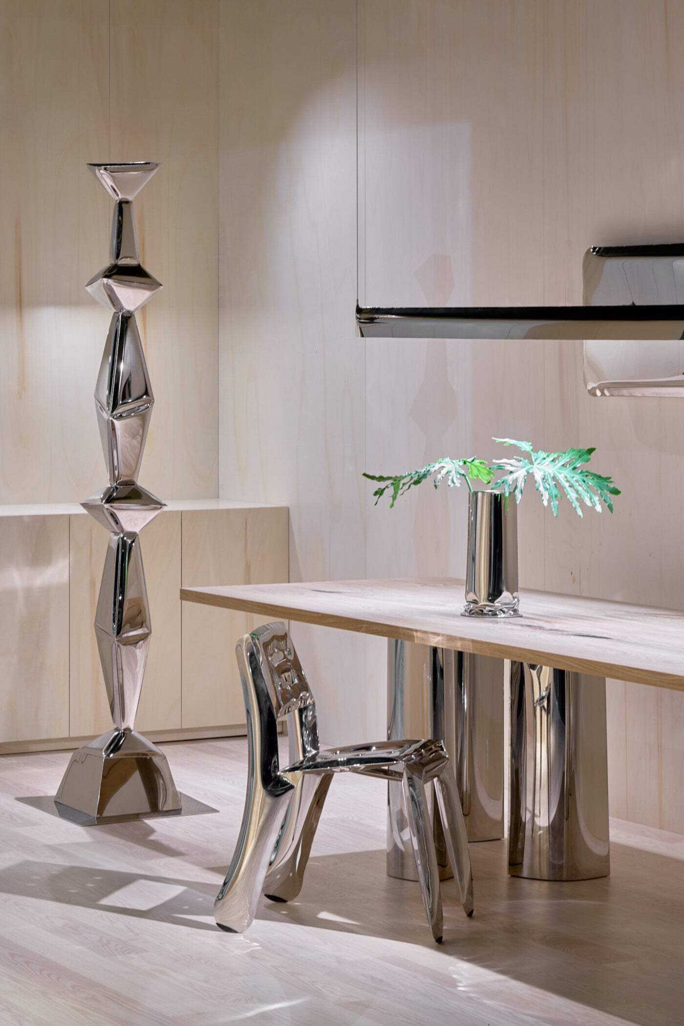 Pendelleuchte BLADE Stahl