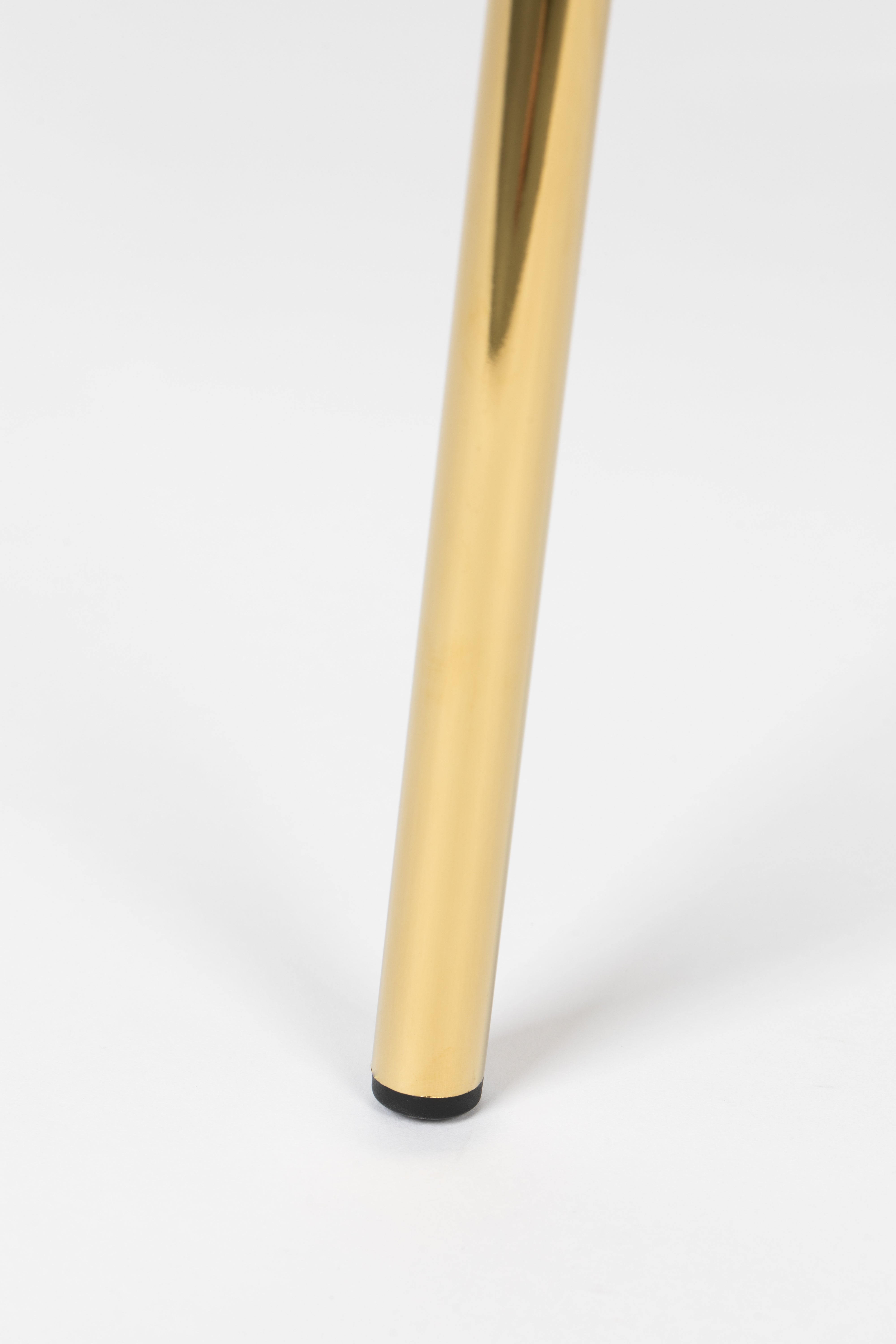 Jolien Pink Stuhl mit einer goldenen Basis