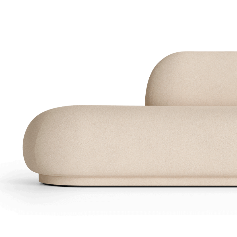 Bank rechts RICO DIVAN Geborsteld gebroken wit