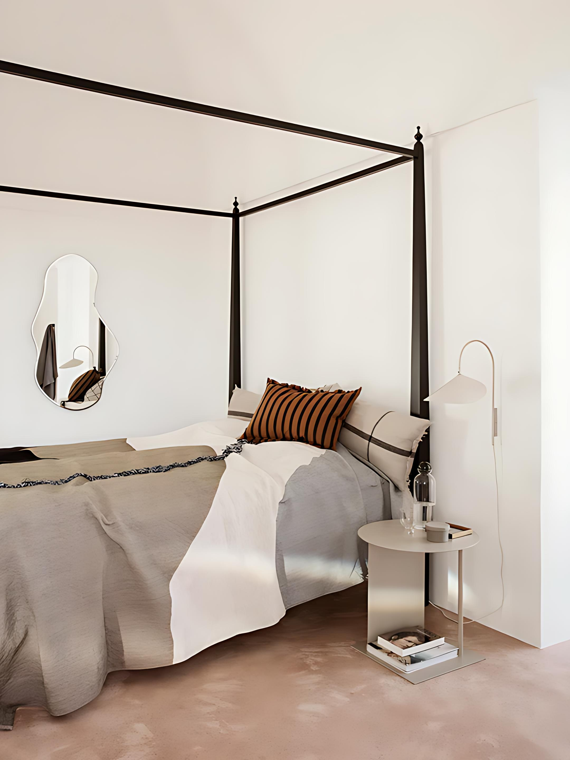 Narzuta VISTA brązowy z beżowym