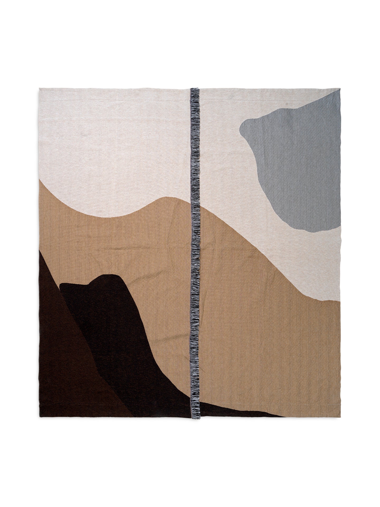 VISTA bedspread brown with beige