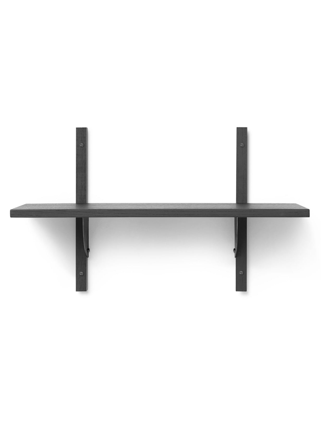 SECTOR NARROW Regal Eschenfurnier schwarz