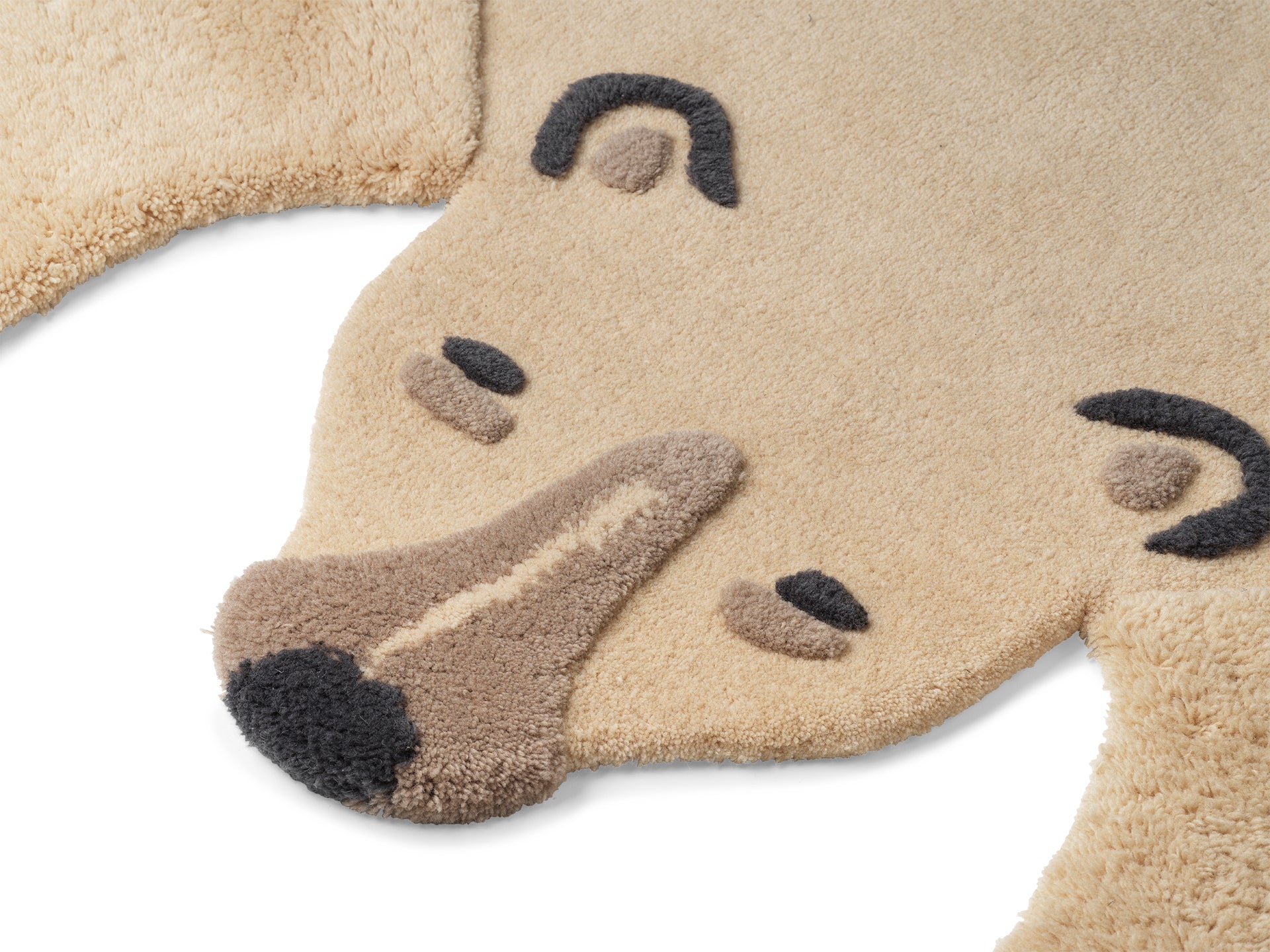 Dekorativer Teppich POLAR BEAR beige