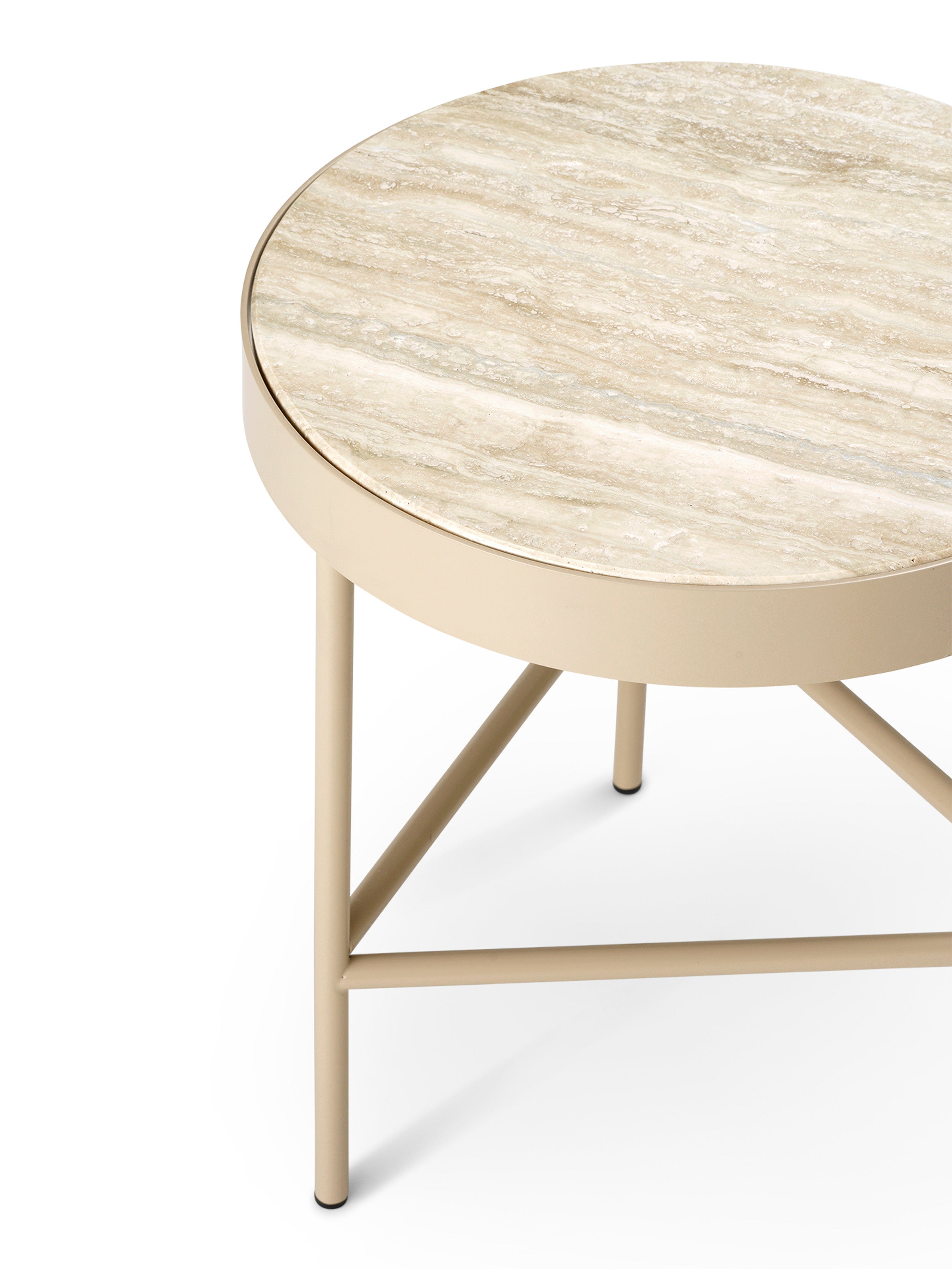 Bijzettafel TRAVERTINE beige travertijn