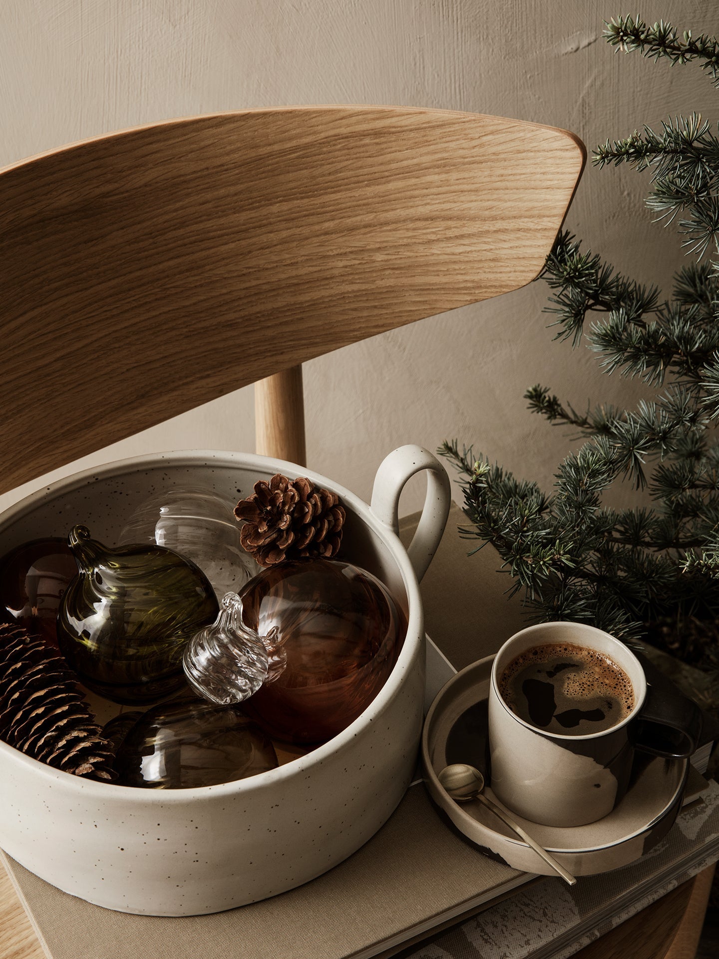 Misa FLOW MITTESTÜCK gebrochenes Weiß