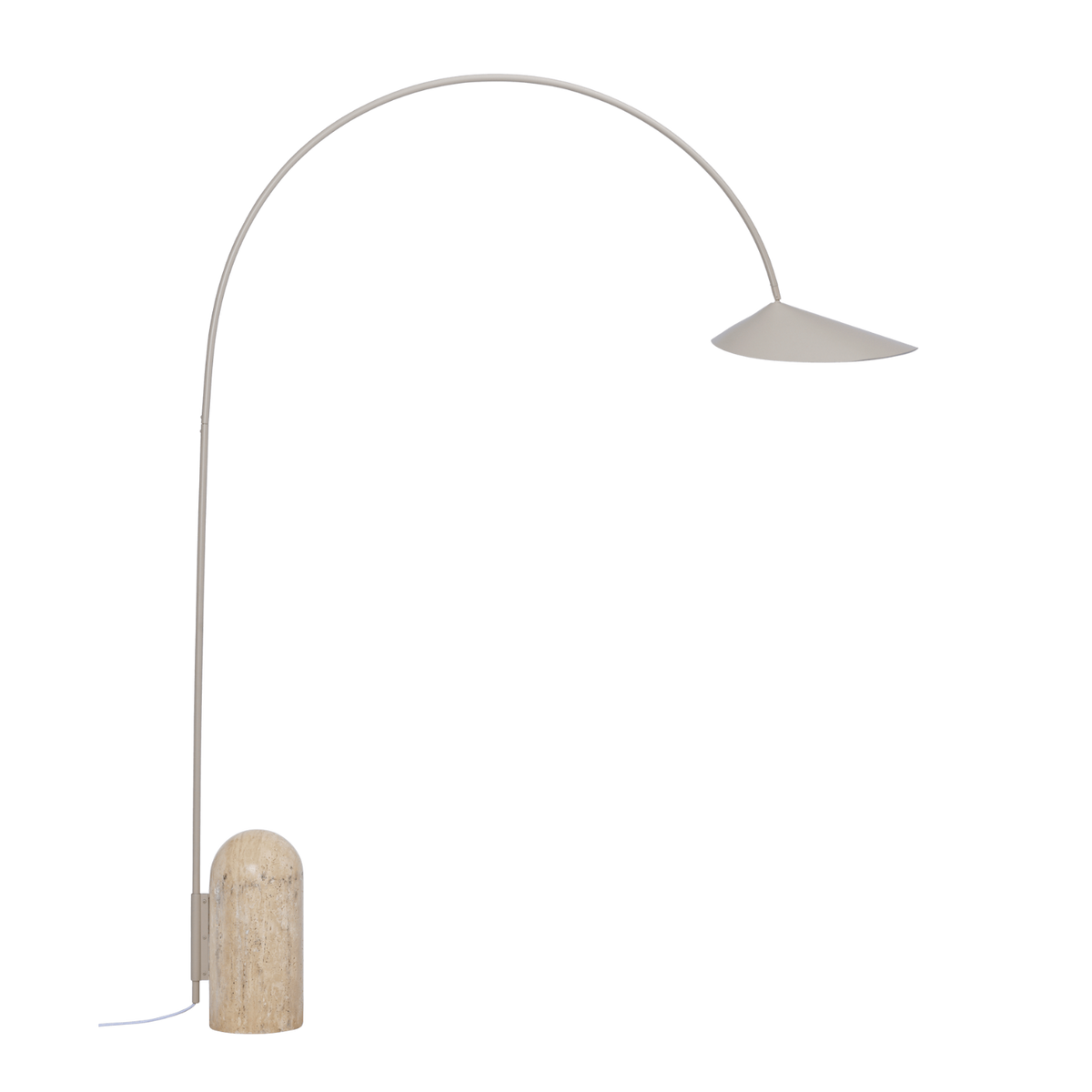Lampa podłogowa łukowa ARUM kaszmirowy – ferm LIVING