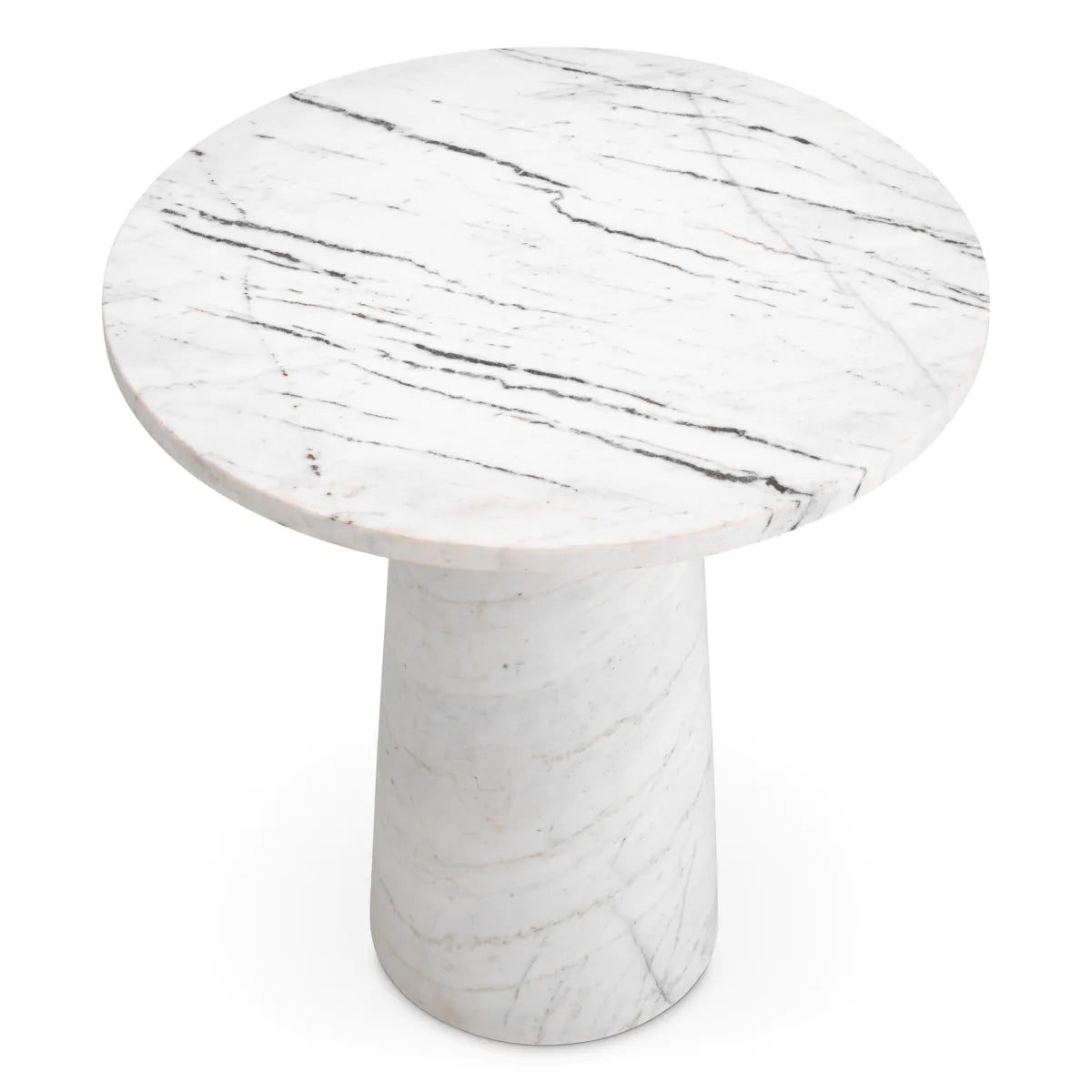 TERRY Side Table White Marble