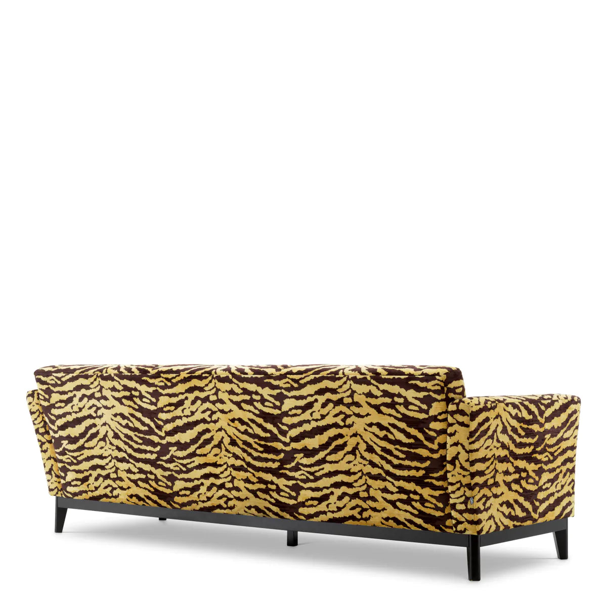 Sofa FLUX goud-bruin print