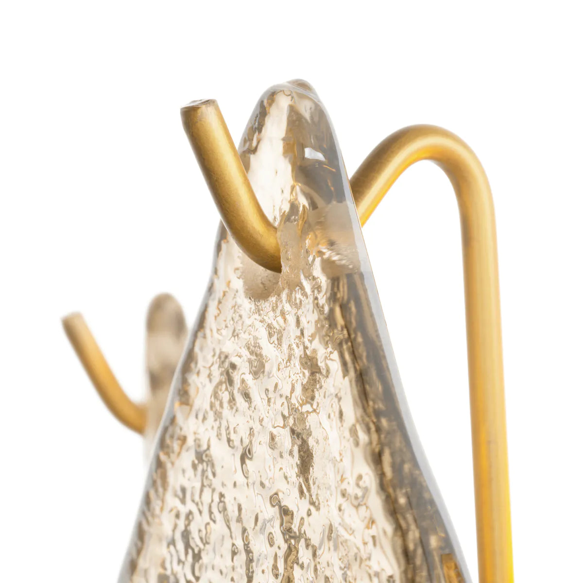 Rhombus wall lamp transparent glass