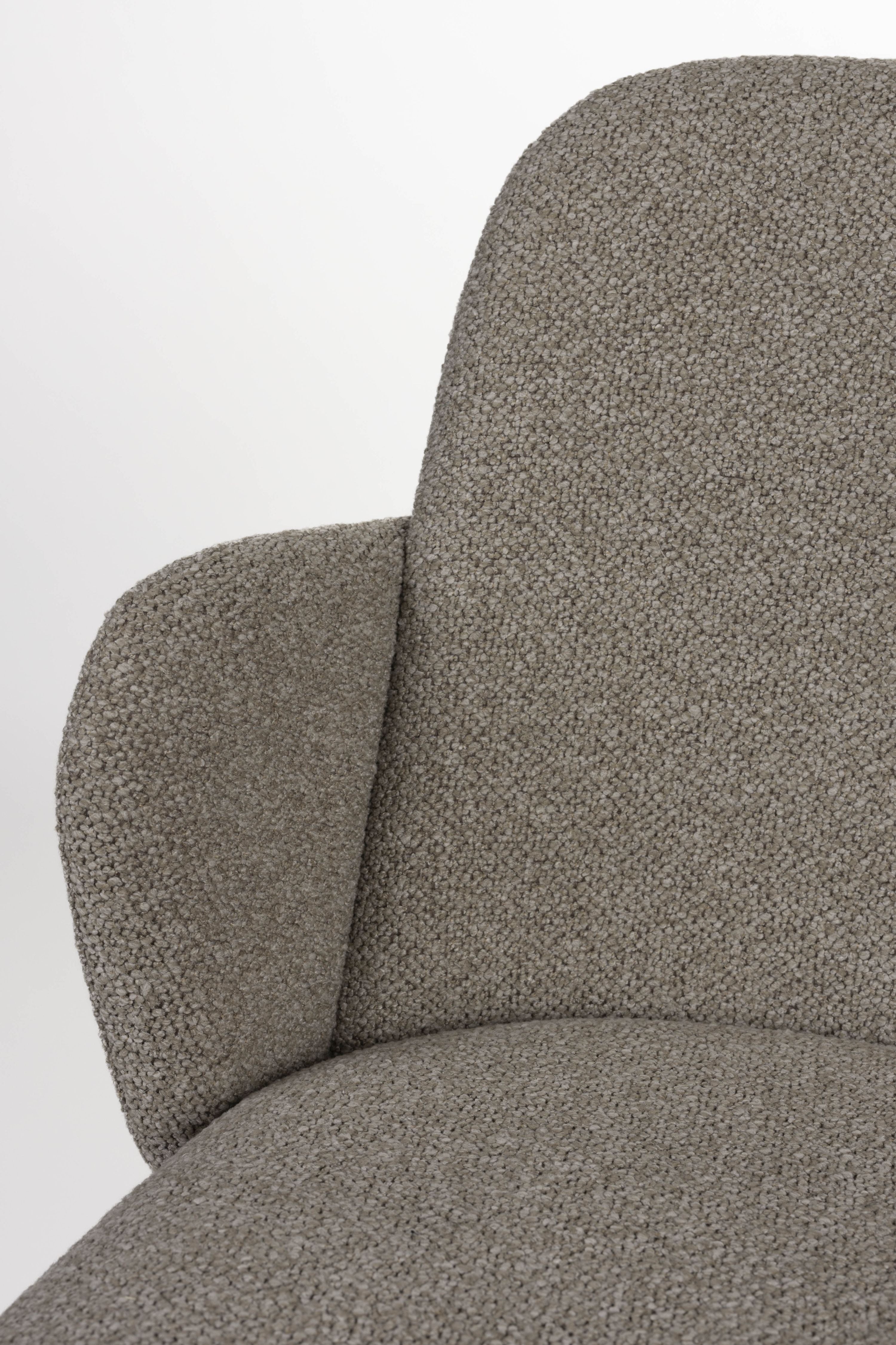 JERRICO armstoel grijsbruin