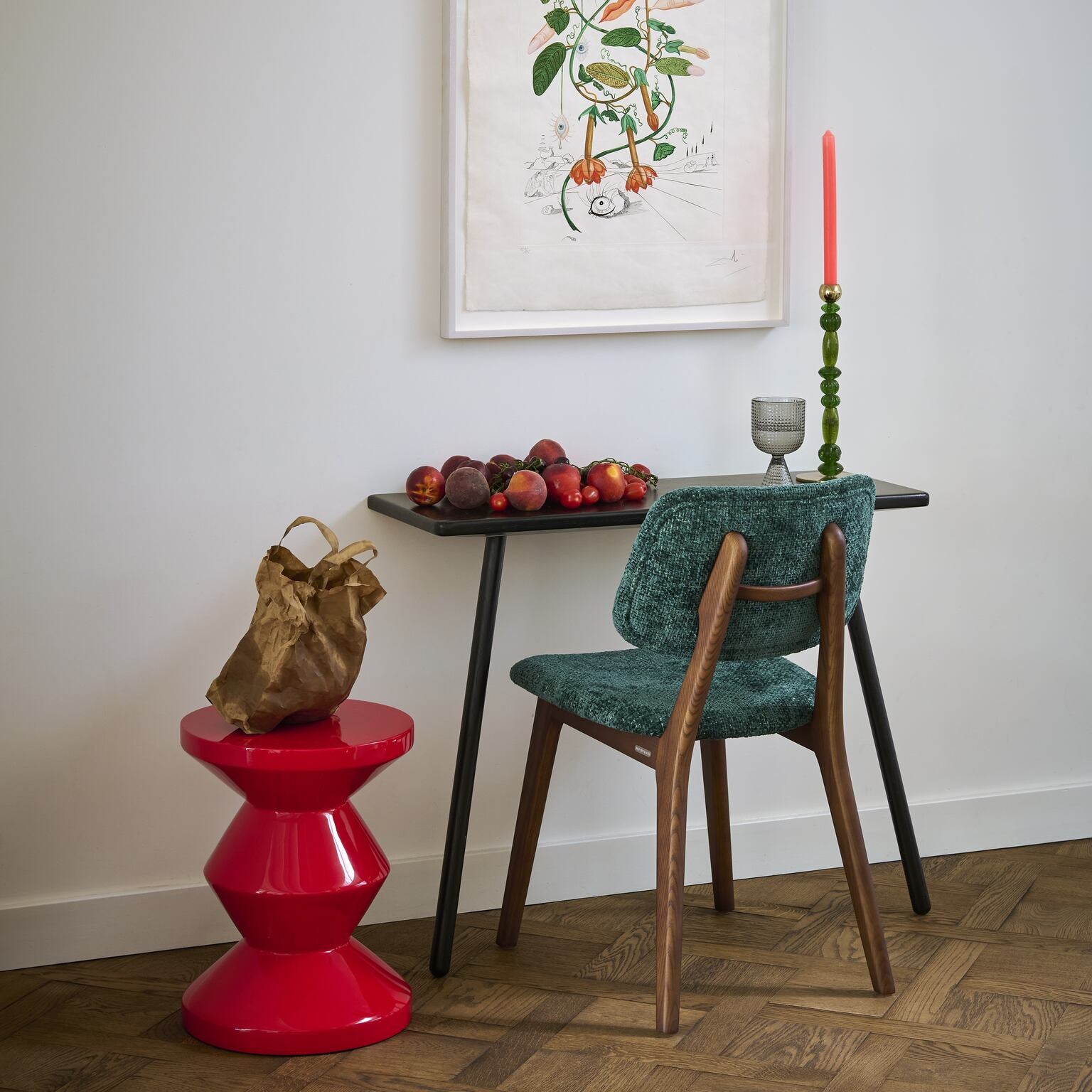 ROOFTOP Gray Glass Wine Glass Set