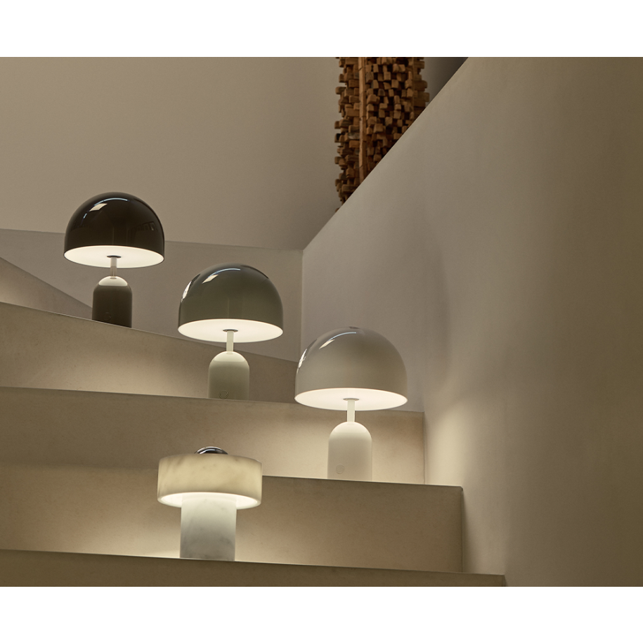 Draagbare lamp BELL bruin