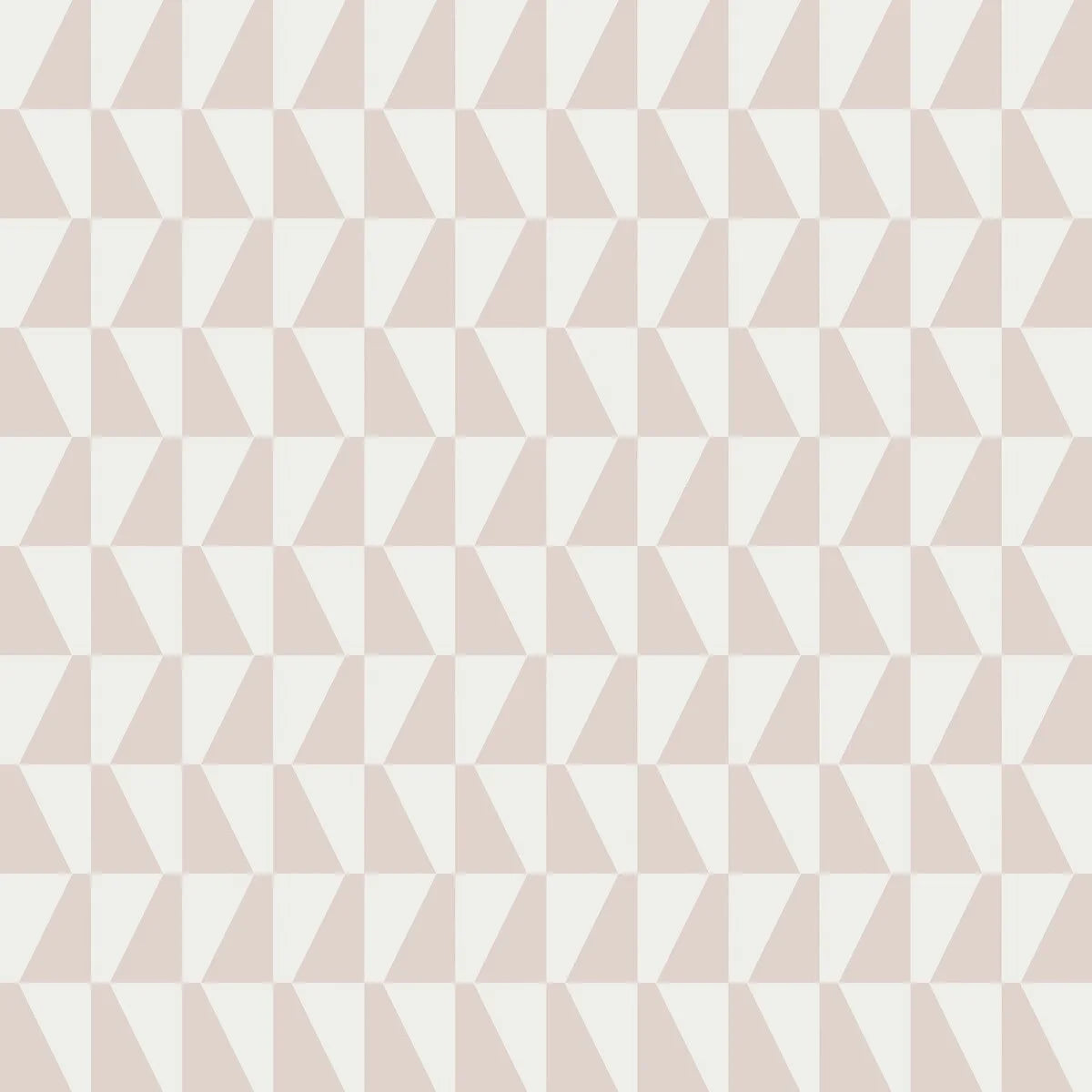 Vlies-Tapete mit geometrischem Muster TRAPEZ in Rosa und Weiß