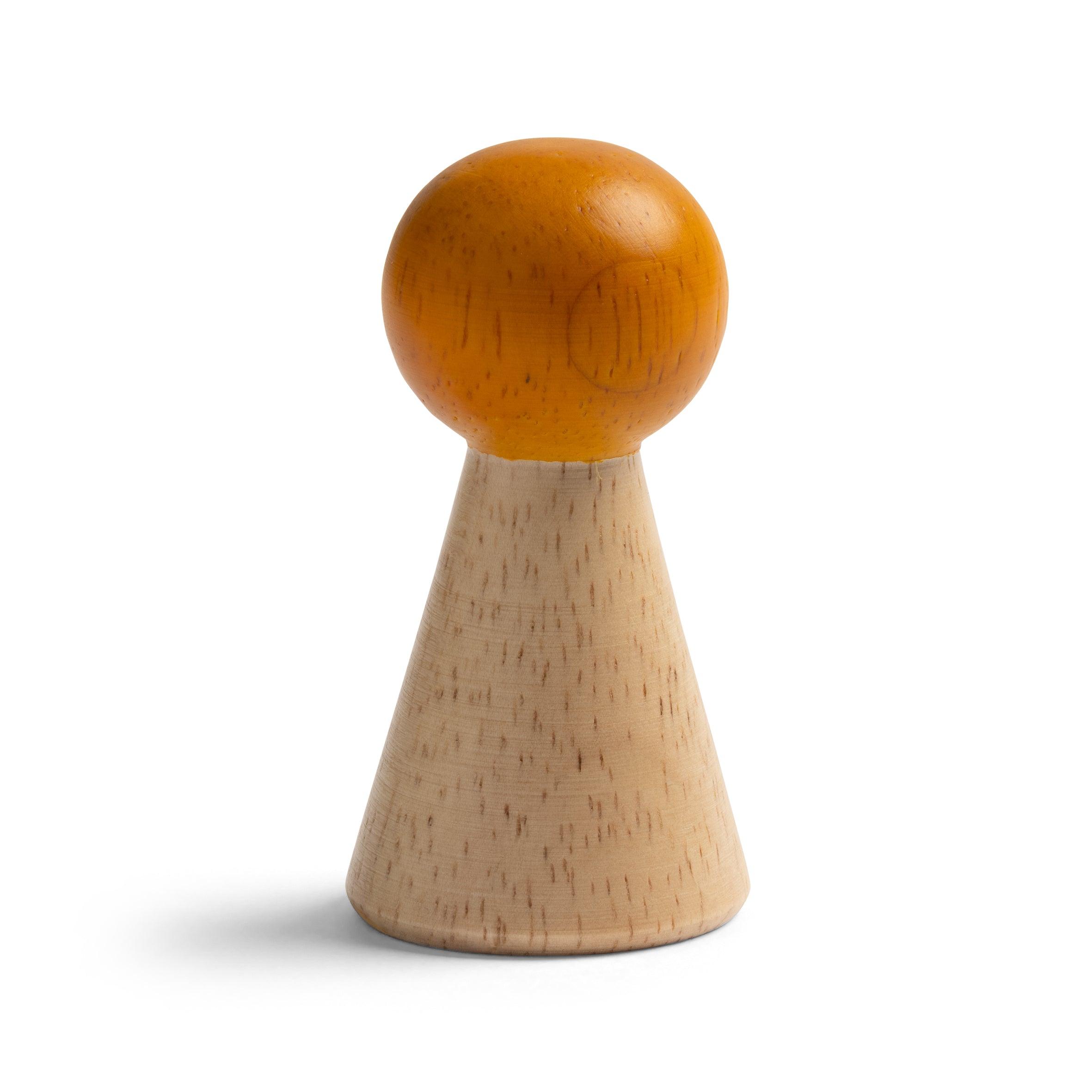 Houten wandhaakset HALMA met oranje