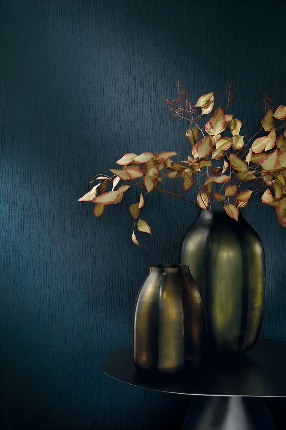 Structuurtapijt met verticale strepen JUSSIEU - CELADON zeegroen