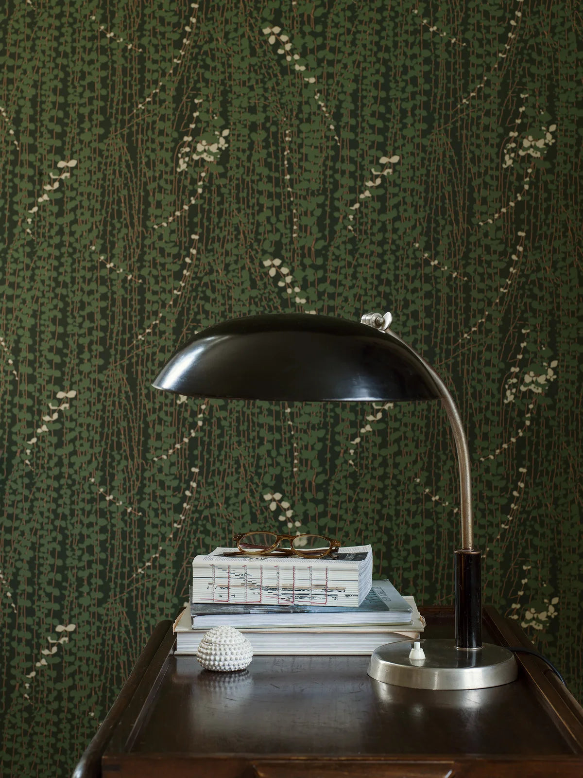 Behang met plantmotief RANKE groen