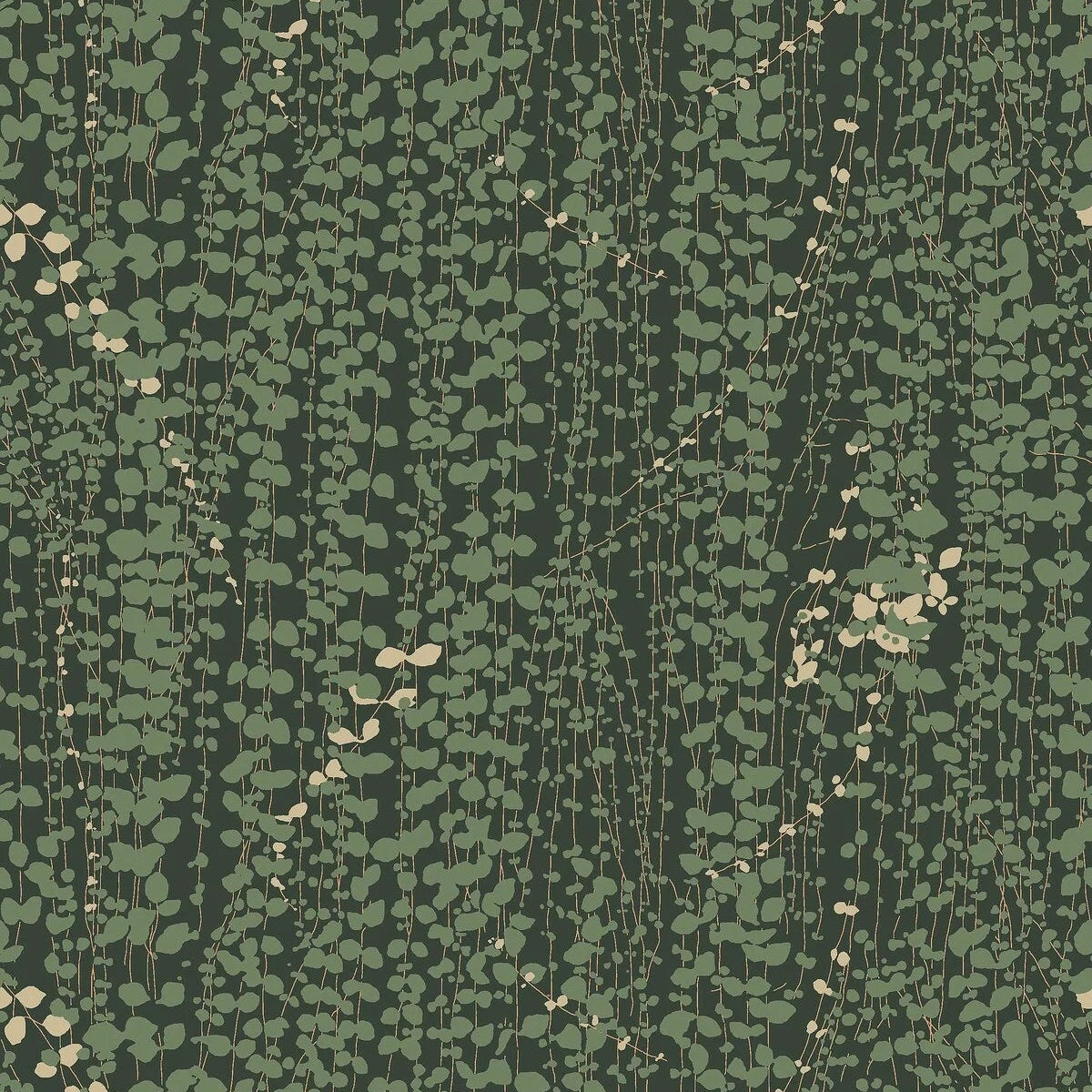 Behang met plantmotief RANKE groen